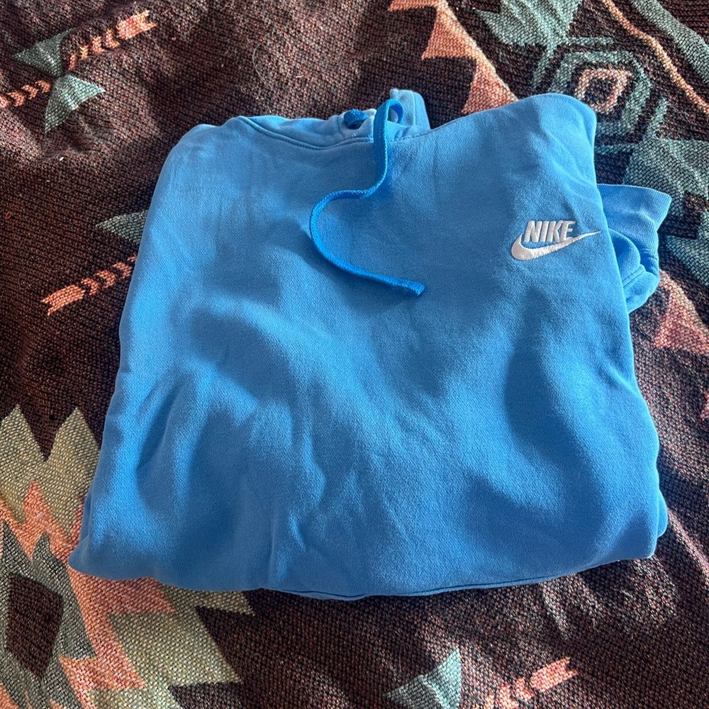 Blue Nike hoodie